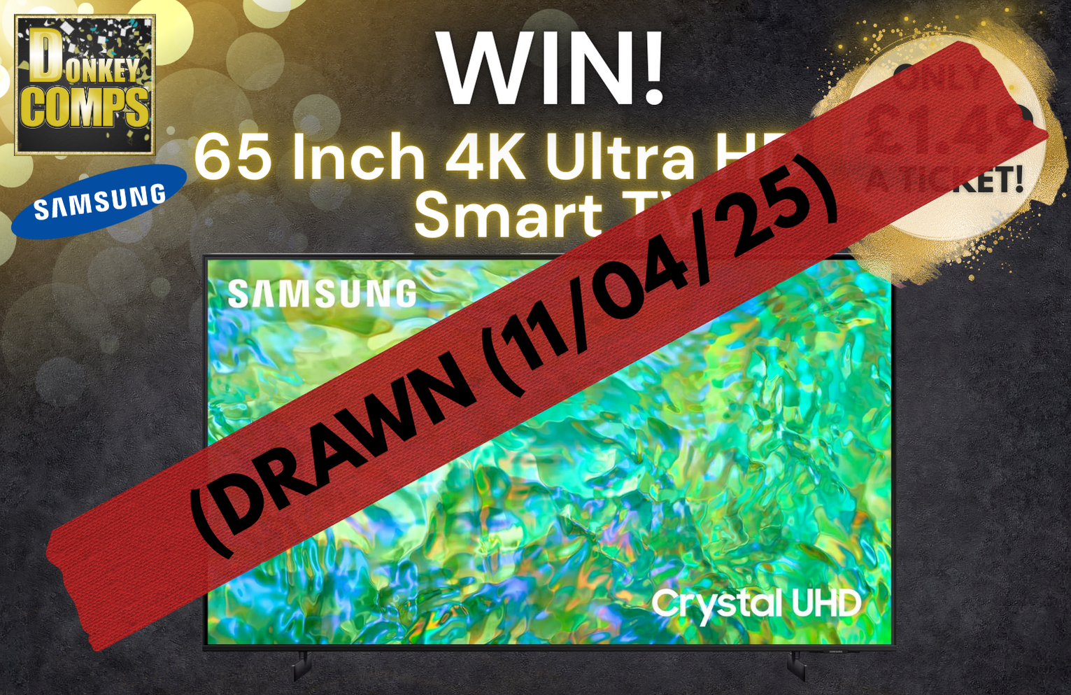 WIN!! 65 Inch 4K Ultra HD Flat Smart TV