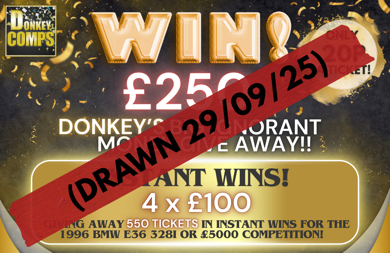 DONKEY’S BIG IGNORANT MONEY GIVE AWAY! INSTANT WINS!