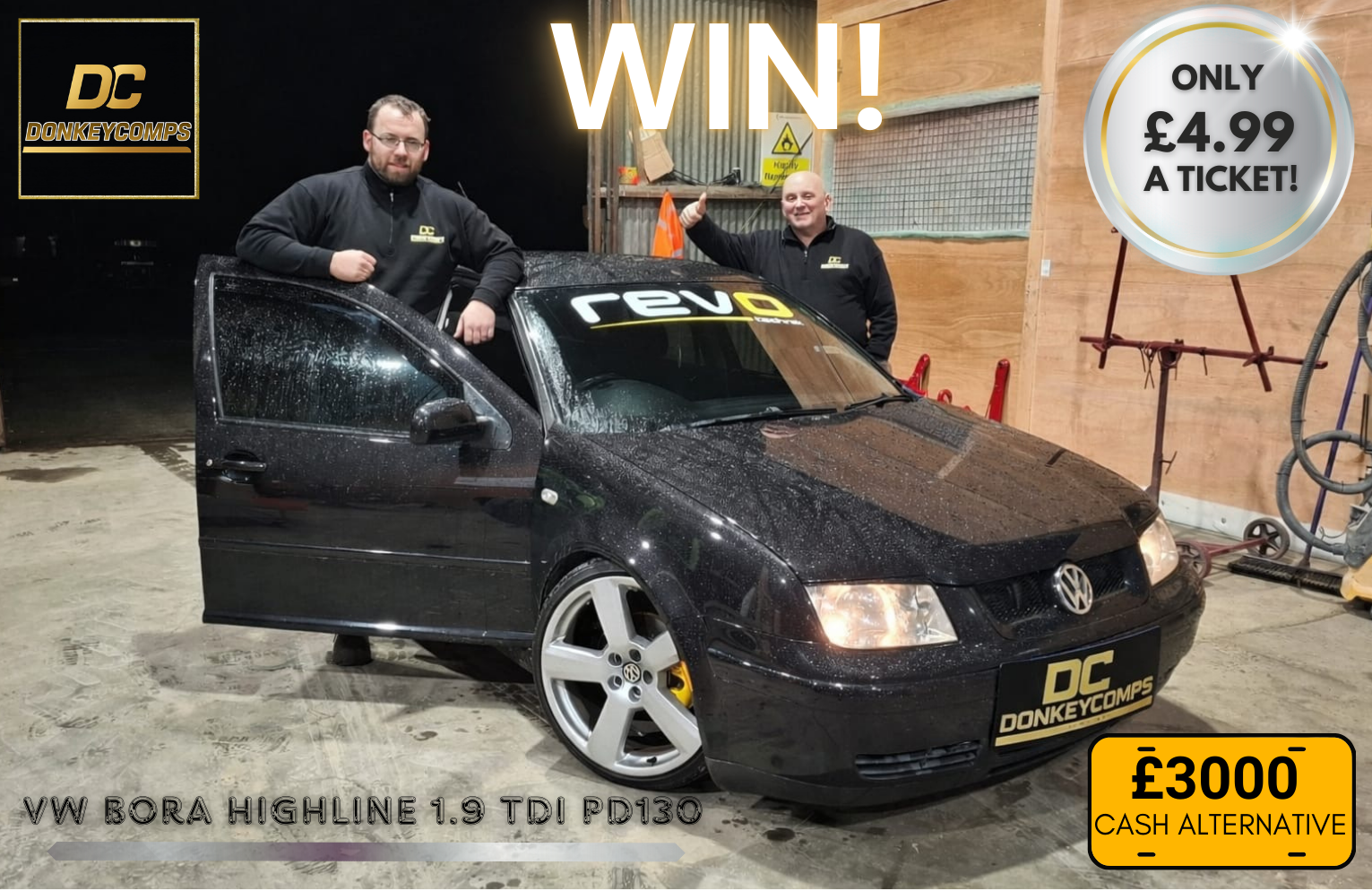 WIN! – VW BORA HIGHLINE 1.9 TDI PD130