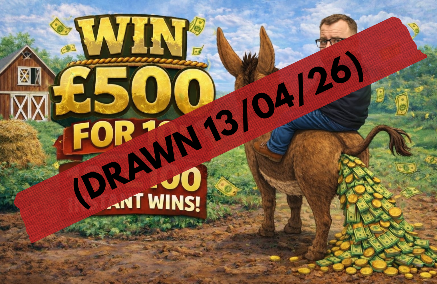 WIN £500 & £1000 CASH POT!