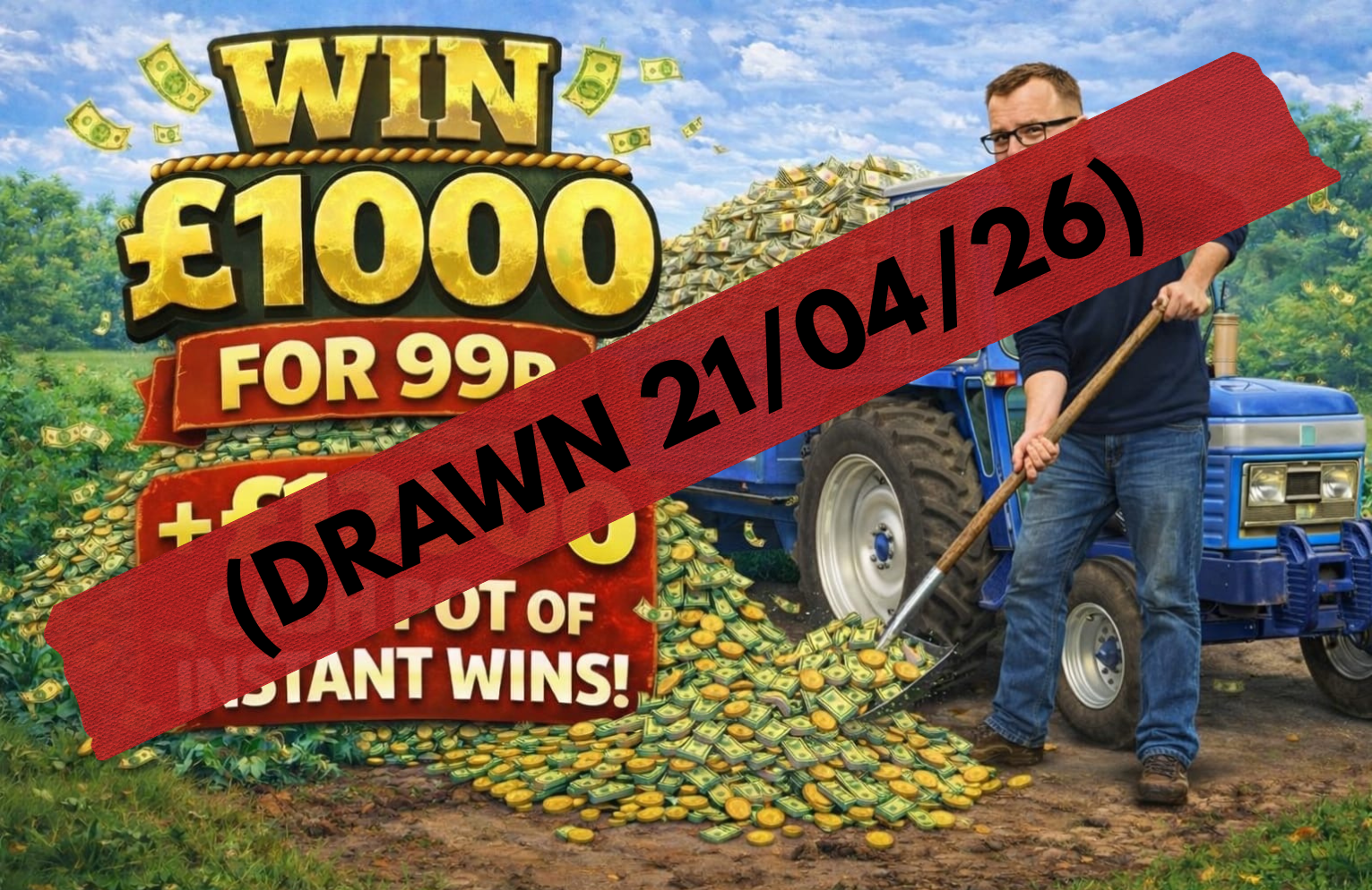£12,000 Cash Pot! £1000 End Prize!