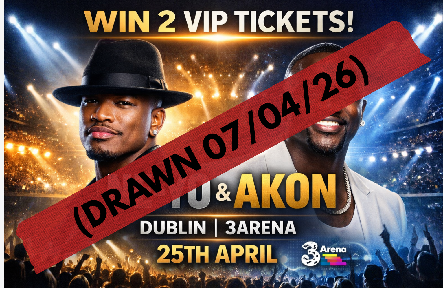 WIN 2 VIP NE-YO & AKON TICKETS