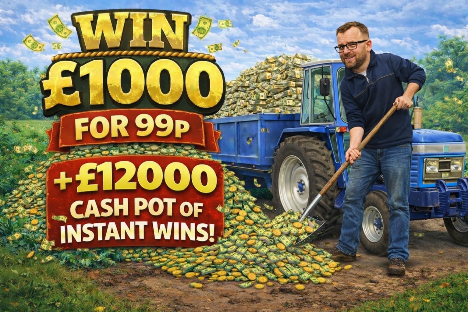£12,000 Cash Pot! £1000 End Prize!
