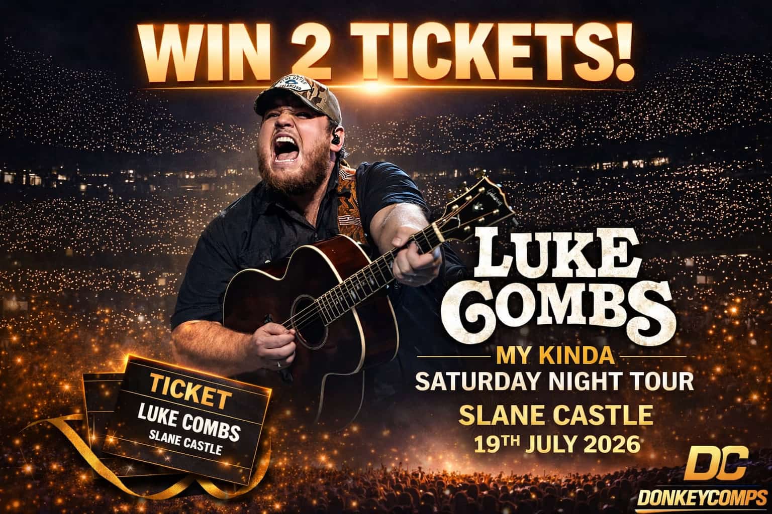 WIN 2 TICKETS TO SEE LUKE COMBS!